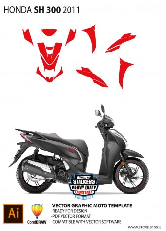 Dima moto Honda SH 300 2011